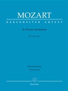 Te Deum Laudamus by Mozart Wolfgang Amadeus - Kohs Andreas - for SATB
