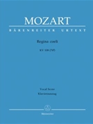 Regina Coeli KV 108 74d by Mozart Wolfgang Amadeus - Kohs Andreas - for SATB