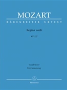 Regina Coeli KV 127 B flat major by Mozart Wolfgang Amadeus - Kohs Andreas - for SATB