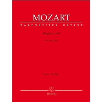 Regina coeli C major K. 276 (321b) by Mozart Wolfgang Amadeus for SSolo/ASol