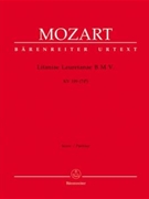 Litaniae Lauretanae B. M. V. B-flat major K. 109 (74e) by Mozart Wolfgang Amadeus for SSolo/ASol