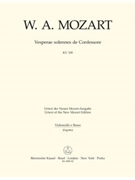 Vesperae solennes de Confessore K. 339 by Mozart Wolfgang Amadeus for