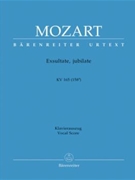 Exsultate Jubilate by Mozart Wolfgang Amadeus - Focke Martin - for Vocal Scor