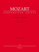 Exsultate Jubilate by Mozart Wolfgang Amadeus for Full Score