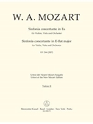 Sinfonia concertante for Violin Viola and Orchestra E-flat major K. 364 (320d) by Mozart Wolfgang Amadeus for