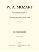 Sinfonia concertante for Violin Viola and Orchestra E-flat major K. 364 (320d) by Mozart Wolfgang Amadeus for