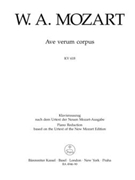 Ave Verum Corpus by Mozart Wolfgang Amadeus for SATB