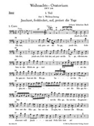 Christmas Oratorio BWV 248 by Bach Johann Sebastian for