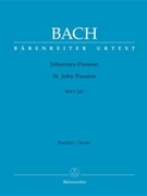 St. John Passion BWV 245 by Bach Johann Sebastian for Sg-S-Solo