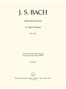 St John Passion BWV 245 by Bach Johann Sebastian - Mendel Arthur - for String Bass Par