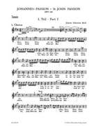 St John Passion BWV 245 by Bach Johann Sebastian - Mendel Arthur - for Tenor Voc