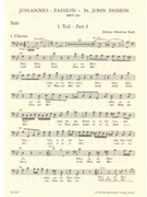 St John Passion BWV 245 by Bach Johann Sebastian - Mendel Arthur - for Bass Vocal