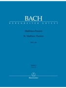 St Matthew Passion - Orch 2 Violin 1 by Bach Johann Sebastian for Violin I (Orch 2 Violin 1)
