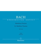 St Matthew Passion - Orch 2 Viola by Bach Johann Sebastian for Vla (Orch 2 Viola)