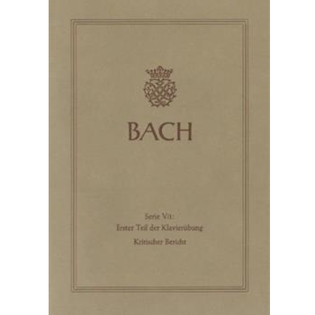 First Part of the Clavier Ubung. Six Partitas BWV 825-830