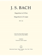 Magnificat In D - Bass Violin by Bach Johann Sebastian for String Bass Par