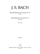 Brandenburg Concerto No. 2 F major BWV 1047 by Bach Johann Sebastian for