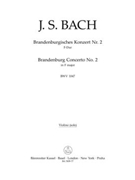 Brandenburg Concerto No. 2 F major BWV 1047 by Bach Johann Sebastian for