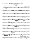 Brandenburg Concerto Nr. 4 G major BWV 1049 by Bach Johann Sebastian for