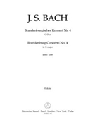 Brandenburg Concerto Nr. 4 G major BWV 1049 by Bach Johann Sebastian for
