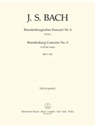 Brandenburg Concerto Nr. 6 B-flat major BWV 1051 by Bach Johann Sebastian for