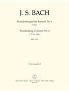 Brandenburg Concerto Nr. 6 B-flat major BWV 1051 by Bach Johann Sebastian for