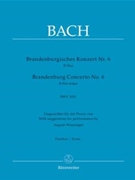 Brandenburg Concerto #6 In B-flat Major by Bach Johann Sebastian for Full Score