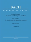 6 Sonatas Bwv 101410151016 by Bach Johann Sebastian for Violin and Piano (Vol 1)