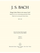Singet dem Herrn ein neues Lied B major BWV 225 -Motet for two Mixed choirs- by Bach Johann Sebastian for