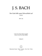 Der Geist hilft unser Schwachheit auf BWV 226 -Motet for two vier-part Mixed choirs and instruments- by Bach Johann Sebastian for