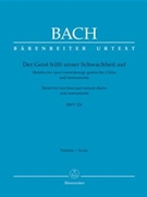 Der Geist Hilft Unser Schwachheit Auf - (Bwv 226) by Bach Johann Sebastian for Full Score