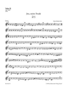 Jesu meine Freude for five-part Mixed choir E minor BWV 227 -Motet- by Bach Johann Sebastian for