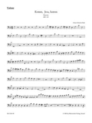 Komm Jesu komm BWV 229 -Motet for two four-part Mixed choirs- by Bach Johann Sebastian for