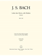 Lobet den Herrn alle Heiden BWV 230 -Motet for vier-Part Mixed Choir- by Bach Johann Sebastian for