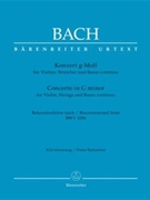 Concerto for Violin BWV 1056 by Bach Johann Sebastian - Schelhass - for Violin