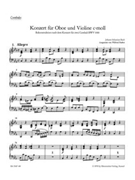Concerto for Oboe Violin Strings and Basso Continuo C minor -Reconstruction of a lost solo concert by Bach Johann Sebastian for