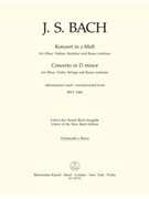 Concerto for Oboe Violin Strings and Basso Continuo C minor -Reconstruction of a lost solo concert by Bach Johann Sebastian for