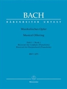 Musical Offering Book 1 BWV 1079 by Bach Johann Sebastian for Piano