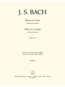 Mass F major BWV 233 "Lutheran Mass 1" by Bach Johann Sebastian for