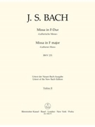 Mass F major BWV 233 "Lutheran Mass 1" by Bach Johann Sebastian for