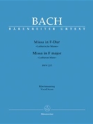 Mass In F Major Bwv233 by Bach Johann Sebastian - Kohs Andreas - for SATB Vocal Score