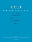 Mass F major BWV 233 "Lutheran Mass 1" by Bach Johann Sebastian for SSolo/ASol
