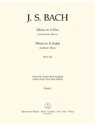 Mass A major BWV 234 "Lutheran Mass 2" by Bach Johann Sebastian for