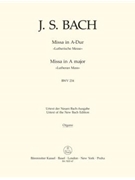 Mass A major BWV 234 "Lutheran Mass 2" by Bach Johann Sebastian for