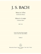 Mass A major BWV 234 "Lutheran Mass 2" by Bach Johann Sebastian for