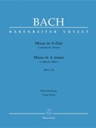 Mass In A Major Bwv234 by Bach Johann Sebastian - Kohs Andreas - for SATB Vocal Score