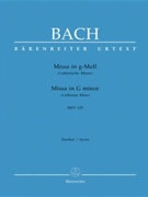 Mass G minor BWV 235 "Lutheran Mass 3" by Bach Johann Sebastian for ASolo/TSol