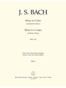 Mass G major BWV 236 "Lutheran Mass 4" by Bach Johann Sebastian for