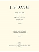 Mass G major BWV 236 "Lutheran Mass 4" by Bach Johann Sebastian for
