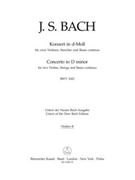 Concerto for 2 Violins BWV 1043 - 2nd Violin part by Bach Johann Sebastian for Violin 2